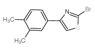 2-BROMO-4-(3,4-DIMETHYL-PHENYL)-THIAZOLE结构式