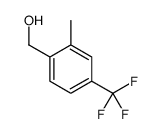 2-Methyl-4-(trifluoromethyl)benzyl alcohol结构式