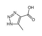 v-Triazole-4-carboxylic acid, 5-methyl- (7CI) Structure