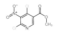 4,6-二氯-5-硝基烟酸甲酯结构式
