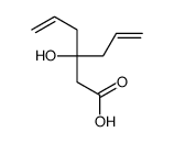 3-hydroxy-3-prop-2-enylhex-5-enoic acid Structure