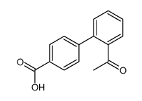 2'-ACETYL[1,1'-BIPHENYL]-4-CARBOXYLIC ACID Structure