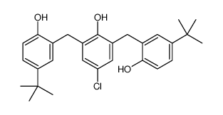 2,6-bis[(5-tert-butyl-2-hydroxyphenyl)methyl]-4-chlorophenol Structure