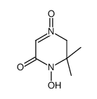 2(1H)-Pyrazinone,5,6-dihydro-1-hydroxy-6,6-dimethyl-,4-oxide(9CI) Structure
