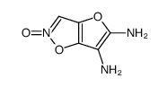 Furo[2,3-d]isoxazole-5,6-diamine,2-oxide Structure