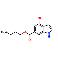 1H-Indole-6-carboxylic acid, 4-hydroxy-, butyl ester图片