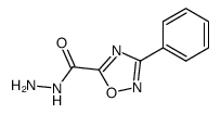 3-phenyl-[1,2,4]oxadiazole-5-carboxylic acid hydrazide结构式