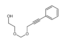 2-(3-phenylprop-2-ynoxymethoxy)ethanol结构式