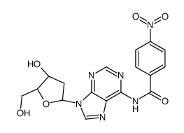 N-[9-[(2R,4S,5R)-4-hydroxy-5-(hydroxymethyl)oxolan-2-yl]purin-6-yl]-4-nitrobenzamide Structure