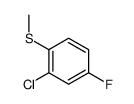 2-chloro-4-fluoro-1-methylsulfanylbenzene结构式