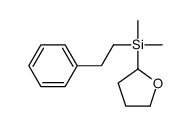 dimethyl-(oxolan-2-yl)-(2-phenylethyl)silane Structure