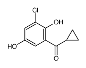 (3-chloro-2,5-dihydroxyphenyl)-cyclopropylmethanone结构式