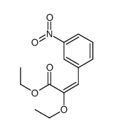 ethyl 2-ethoxy-3-(3-nitrophenyl)prop-2-enoate结构式