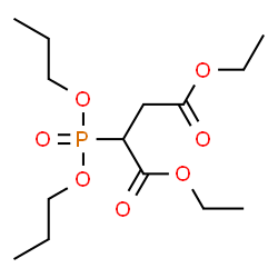 [1,2-Bis(ethoxycarbonyl)ethyl]phosphonic acid dipropyl ester structure