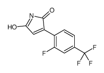3-[2-fluoro-4-(trifluoromethyl)phenyl]pyrrole-2,5-dione Structure