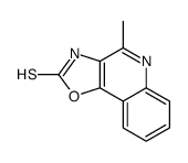 4-methyl-3H-[1,3]oxazolo[4,5-c]quinoline-2-thione Structure