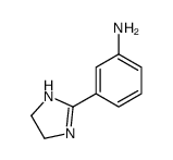 3-(4,5-dihydro-1H-imidazol-2-yl)aniline structure