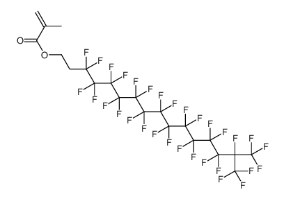 3,3,4,4,5,5,6,6,7,7,8,8,9,9,10,10,11,11,12,12,13,13,14,14,15,16,16,16-octacosafluoro-15-(trifluoromethyl)hexadecyl methacrylate structure