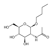 BUTYL 2-ACETAMIDO-2-DEOXY-BETA-D-GLUCOPYRANOSIDE structure