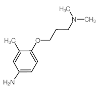 N-[3-(4-Amino-2-methylphenoxy)propyl]-N,N-dimethylamine结构式