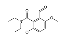 N,N-diethyl-2-formyl-3,6-dimethoxybenzamide Structure
