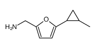 2-Furanmethanamine, 5-(2-methylcyclopropyl)图片