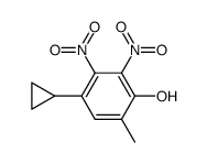 5,6-Dinitro-2-methyl-4-cyclopropylphenol结构式