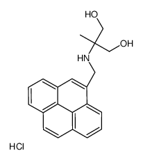 2-methyl-2-(pyren-4-ylmethylamino)propane-1,3-diol,hydrochloride Structure