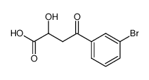 2-hydroxy-4-(3'-bromophenyl)-4-oxo-butanoic acid结构式