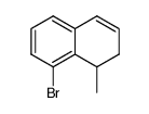 8-bromo-1-methyl-1,2-dihydro-naphthalene Structure