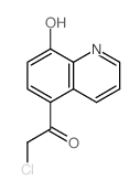 2-氯-1-(8-羟基喹啉-5-基)乙酮结构式
