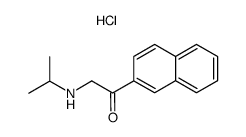 1-(2-naphthyl)-2-isopropylaminoethanone hydrochloride结构式