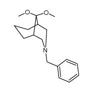 3-benzyl-9,9-dimethoxy-3-azabicyclo[3.3.1]nonane Structure