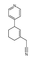 (3-Pyridin-4-yl-cyclohex-1-enyl)-acetonitrile Structure