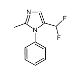 5-(difluoromethyl)-2-methyl-1-phenyl-1H-imidazole Structure