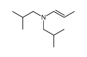 2-methyl-N-(2-methylpropyl)-N-prop-1-enylpropan-1-amine Structure