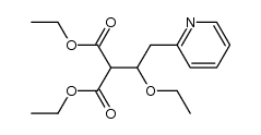 ethyl 3-ethoxy-2-ethoxycarbonyl-4-(pyridin-2-yl)butyrate结构式