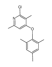 2-chloro-4-(mesityloxy)-3,6-dimethylpyridine Structure