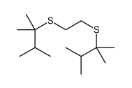 2-[2-(2,3-dimethylbutan-2-ylsulfanyl)ethylsulfanyl]-2,3-dimethylbutane Structure