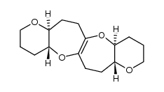 (4aS,7aS,11aR,14aR)-(2,3,4,4a,6,7,7a,9,10,11,11a,13,14,14a)tetradecahydropyrano[3,2-b]pyrano[2',3':6,7]oxepino[2,3-f]oxepin Structure