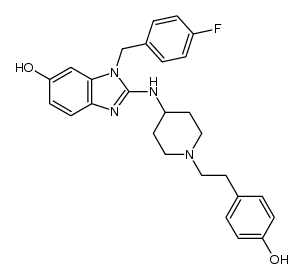 6-Hydroxydesmethylastemizole结构式