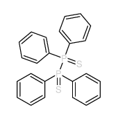 Diphosphine,1,1,2,2-tetraphenyl-, 1,2-disulfide结构式