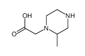 2-(2-methylpiperazin-1-yl)acetic acid结构式