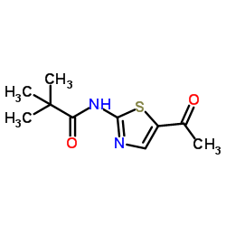 N-(5-Acetyl-1,3-thiazol-2-yl)-2,2-dimethylpropanamide Structure