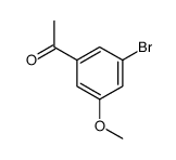 1-(3-溴-5-甲氧基苯基)乙酮结构式