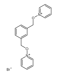 1,1'-m-xylylenedioxy-bis-pyridinium, dibromide Structure