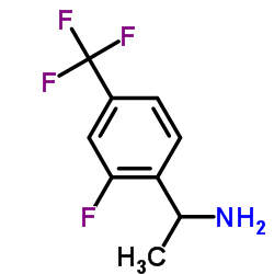1-[2-Fluoro-4-(trifluoromethyl)phenyl]ethanamine Structure