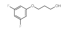 3-​(3,​5-​二氟苯氧基)​-1-​丙醇结构式