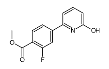 methyl 2-fluoro-4-(6-oxo-1H-pyridin-2-yl)benzoate Structure