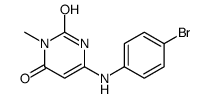 6-(4-bromoanilino)-3-methyl-1H-pyrimidine-2,4-dione Structure